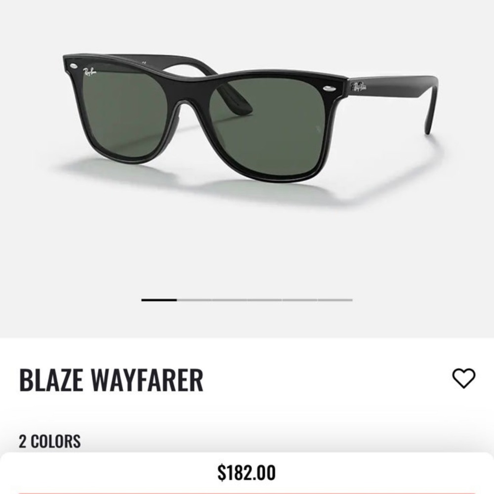 RayBan Blaze Wayfarer Sunglasses